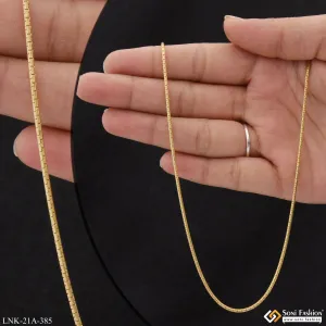 1 Gram Gold Plated Beautiful Design Chic Design Chain for Ladies - Style A385