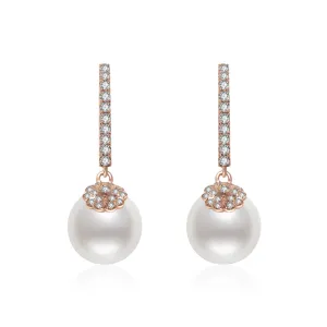 18K Solid Gold Edison Pearl Earrings KE00055