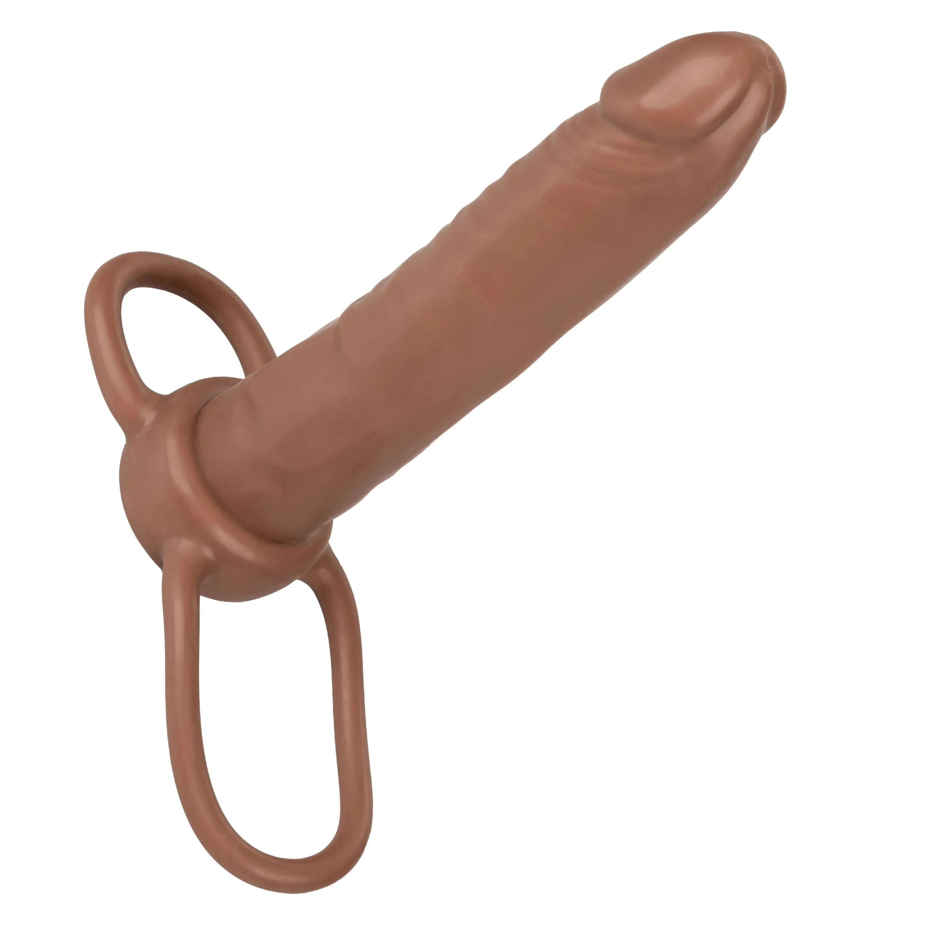 Accommodator Dual Penetrator - Brown - California Exotic Novelties