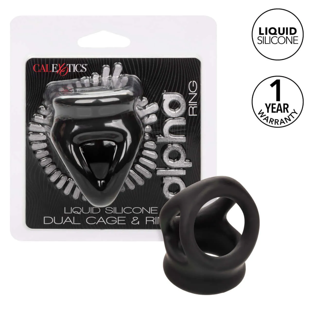 Alpha Liquid Silicone Dual Cage and Ring