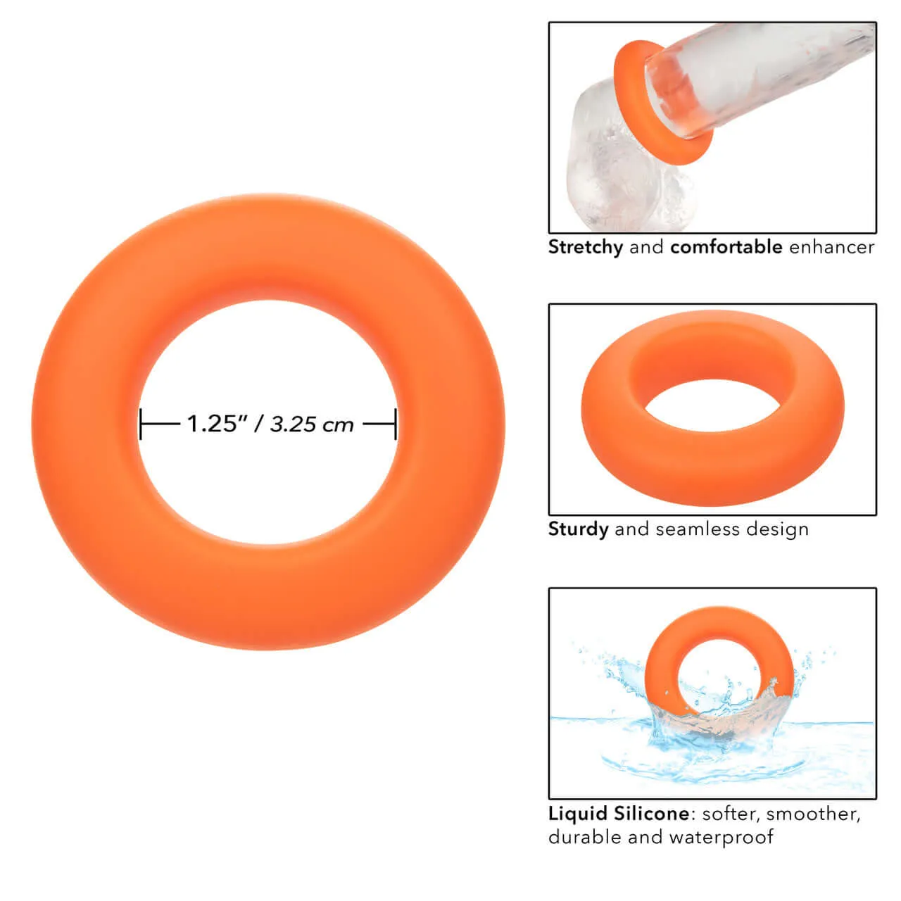 Alpha Liquid Silicone Prolong Large Ring: Premium Pleasure Enhancement