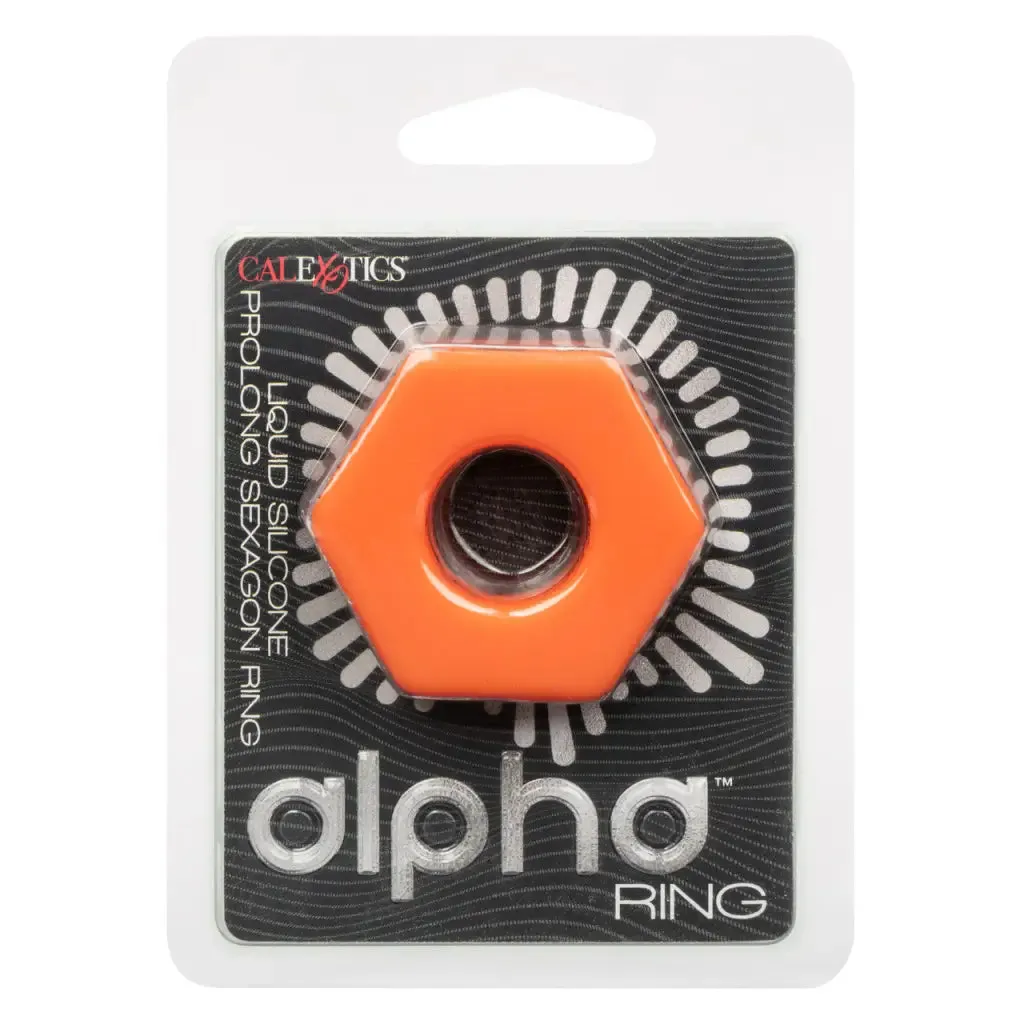 Alpha Liquid Silicone Prolong Sexagon Ring