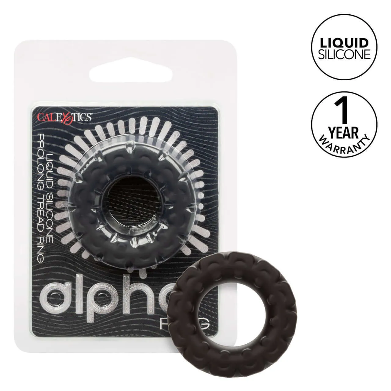 Alpha Liquid Silicone Prolong Tread Ring: Premium Pleasure Enhancement