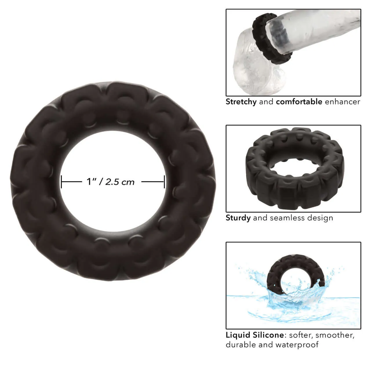 Alpha Liquid Silicone Prolong Tread Ring: Premium Pleasure Enhancement