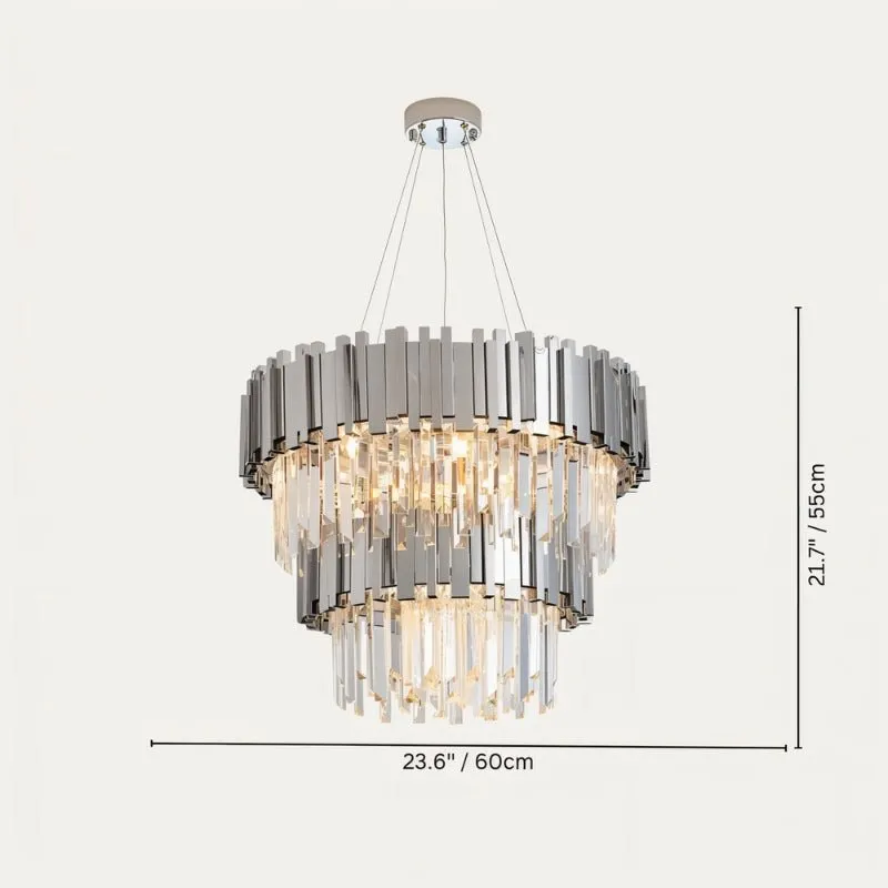 Astralis Tiered Round Chandelier