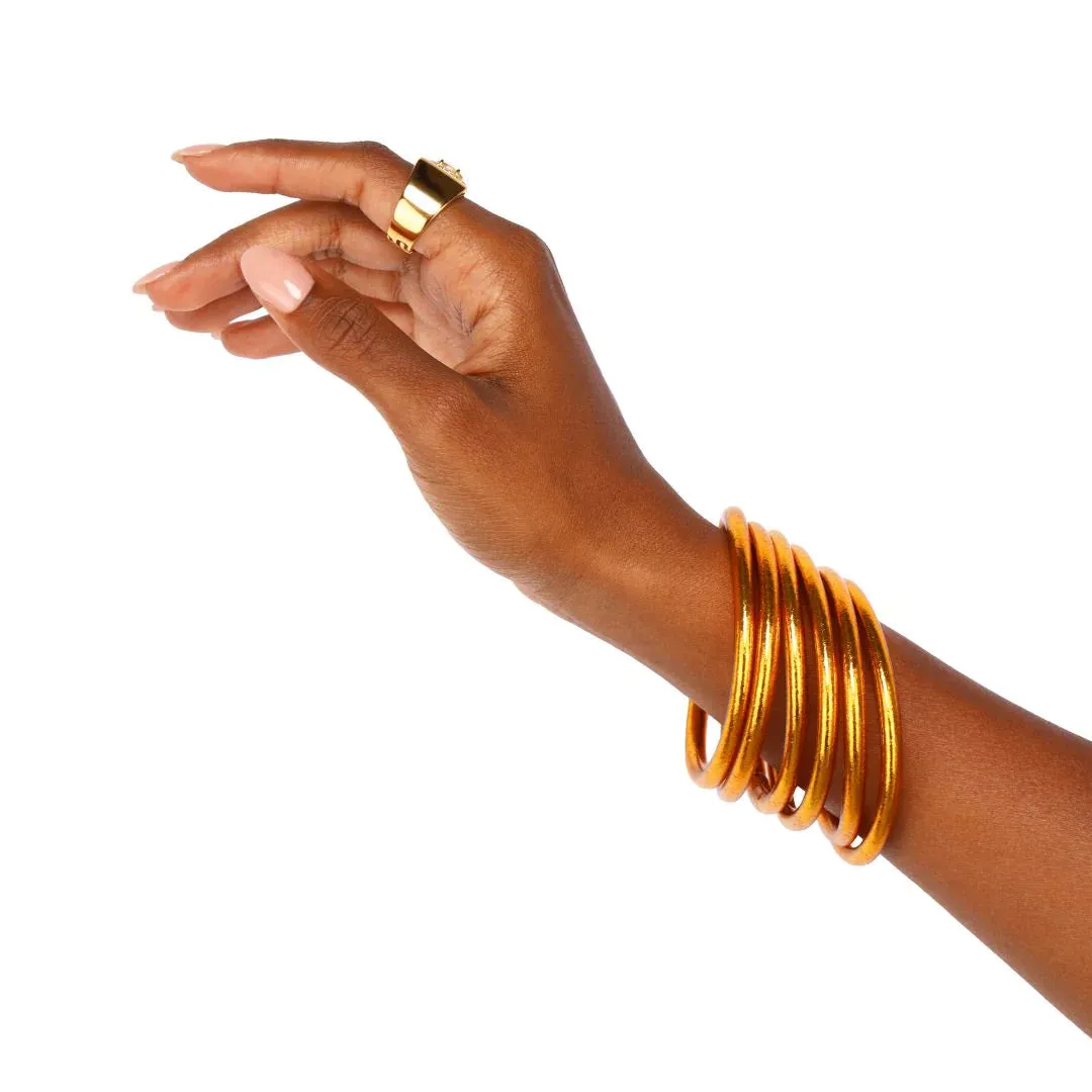 BuDhaGirl | Set of Six | All Weather Bangles in Spark