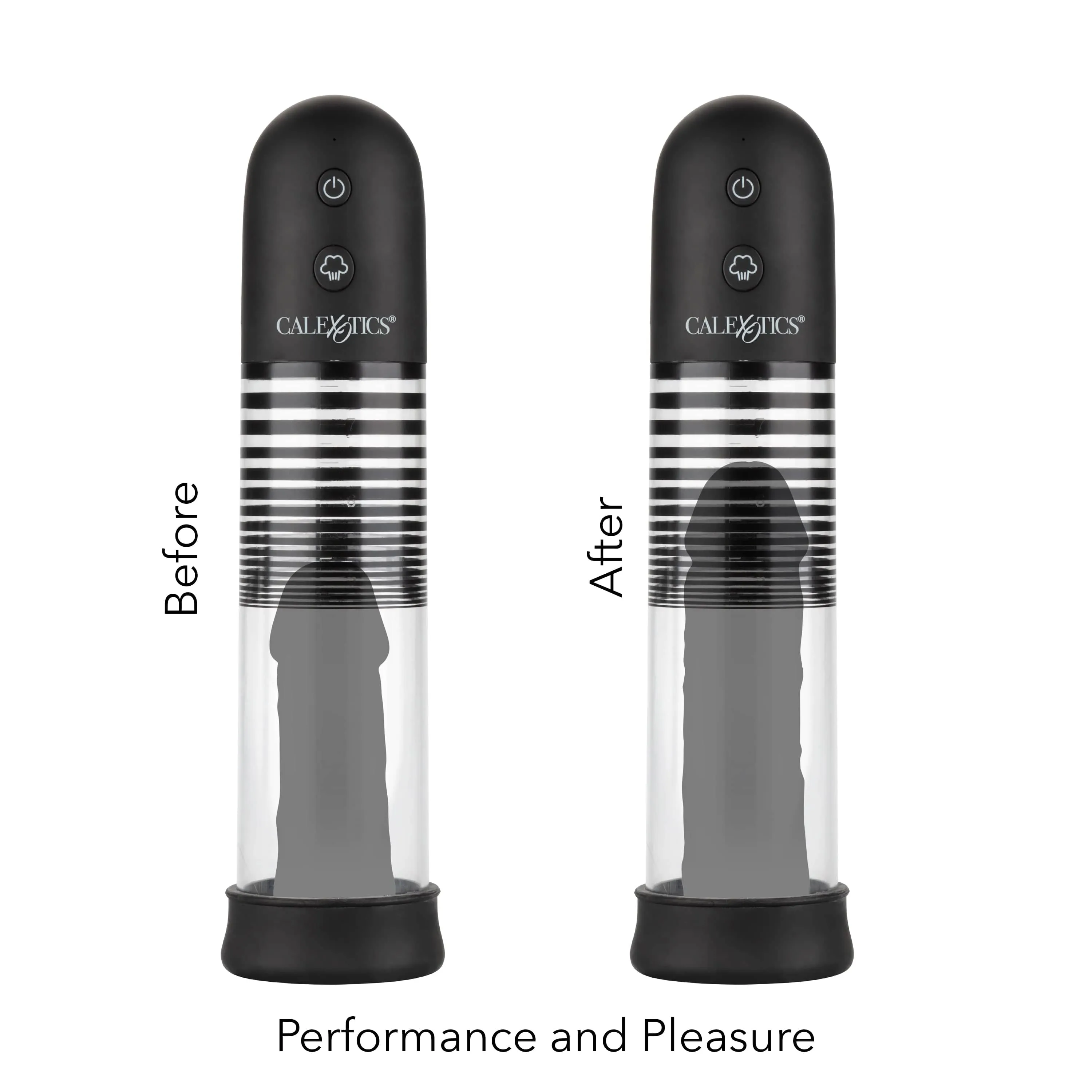 California Exotics - Optimum Series Rechargeable EZ Penis Pump Kit (Clear)