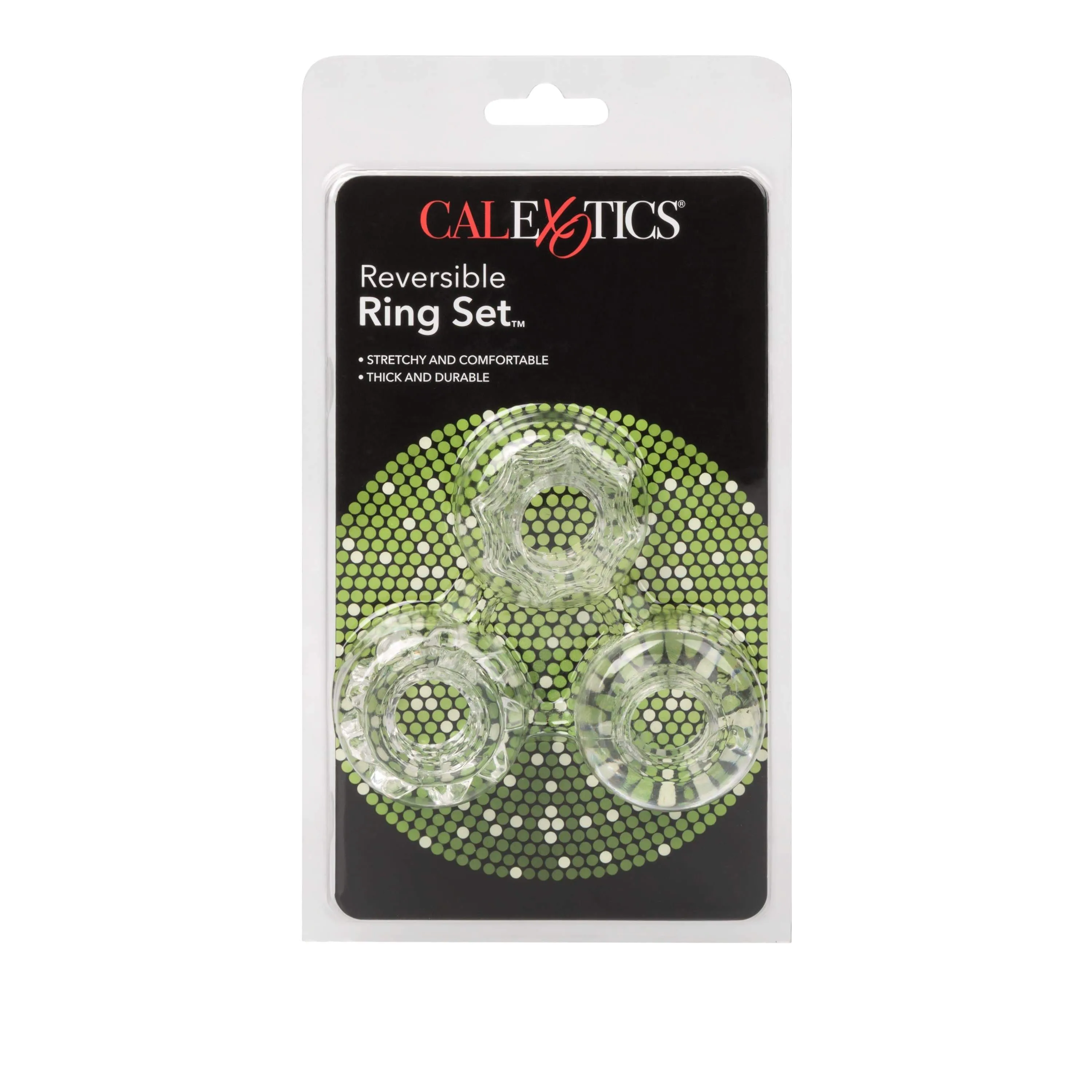 California Exotics - Reversible Cock Ring Set (Clear)