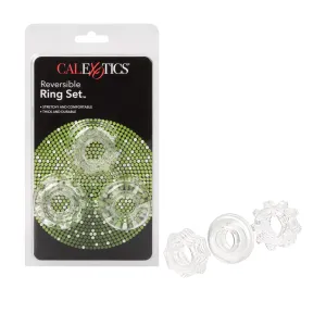 California Exotics - Reversible Cock Ring Set (Clear)