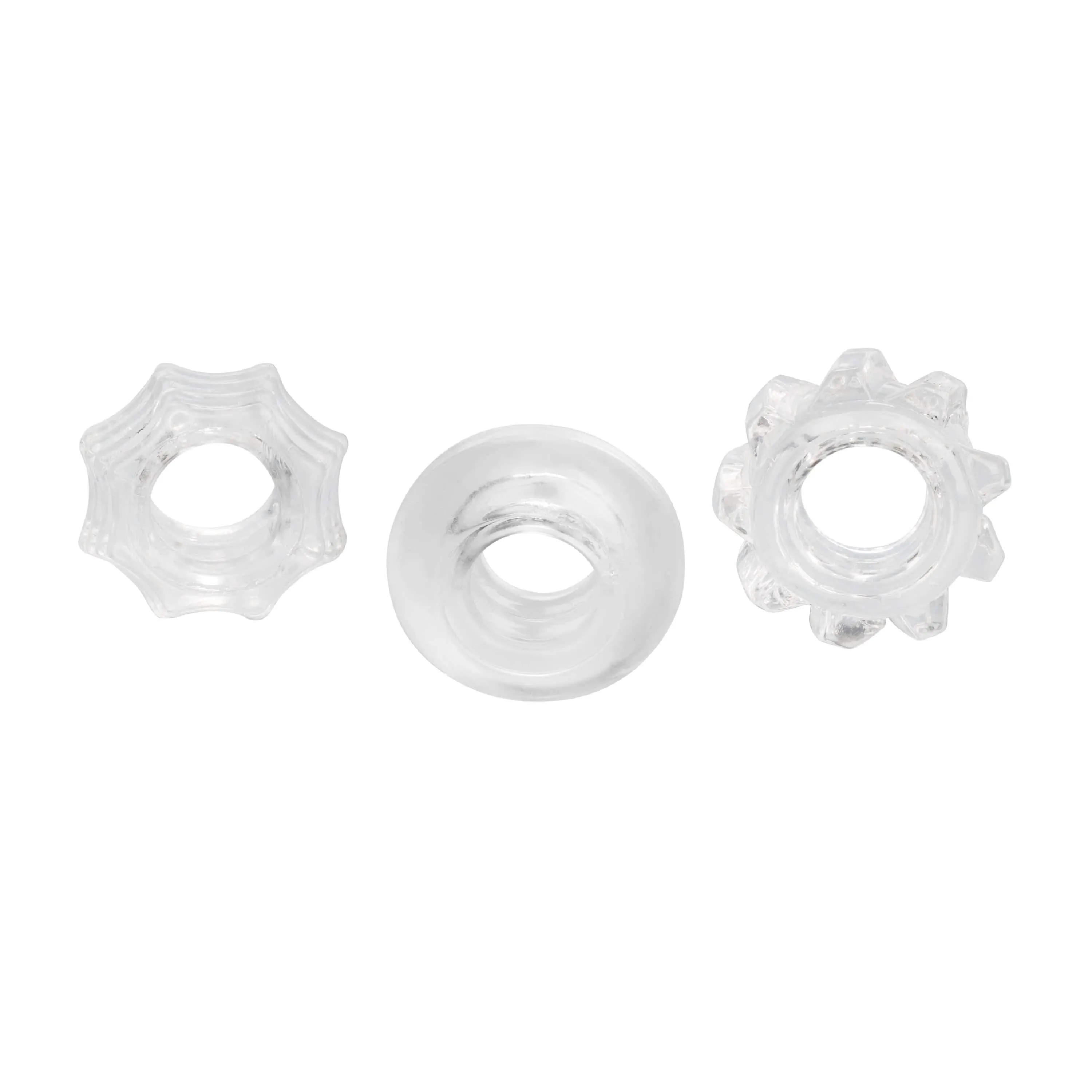 California Exotics - Reversible Cock Ring Set (Clear)