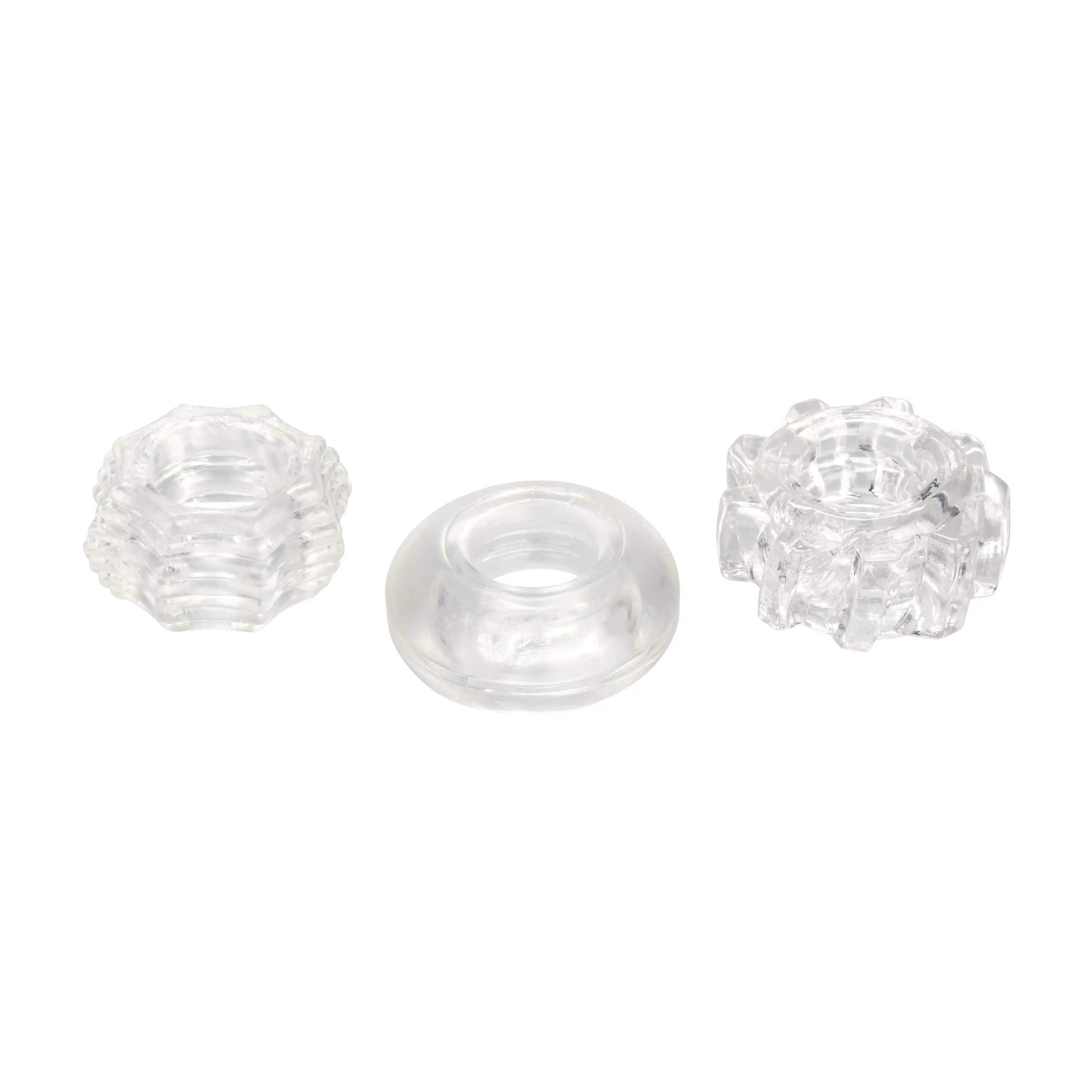 California Exotics - Reversible Cock Ring Set (Clear)