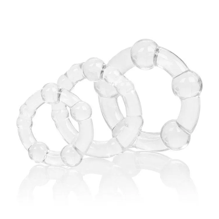 California Exotics - Silicone Island Rings (Clear)