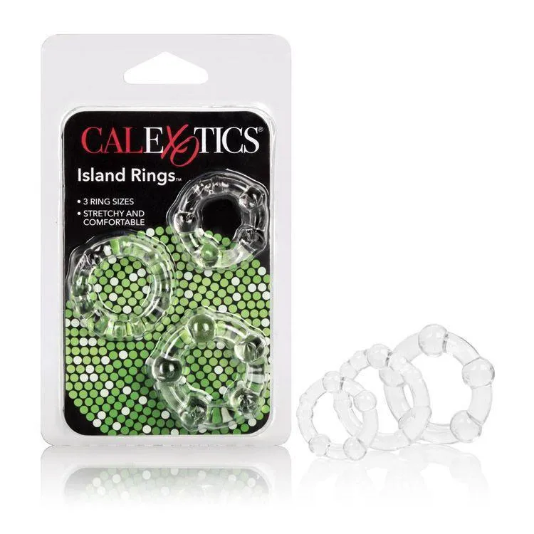 California Exotics - Silicone Island Rings (Clear)