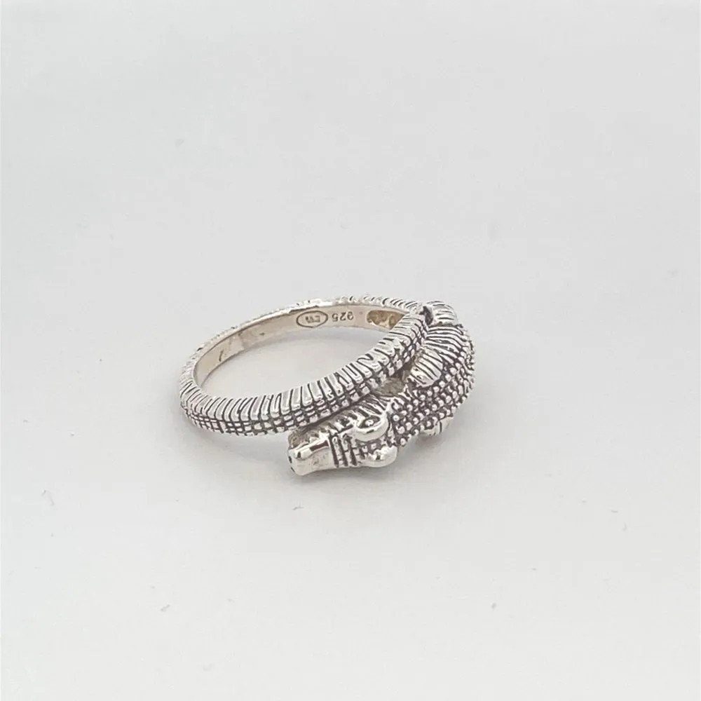 Callaghan Crocodile 925 Sterling Silver Ring