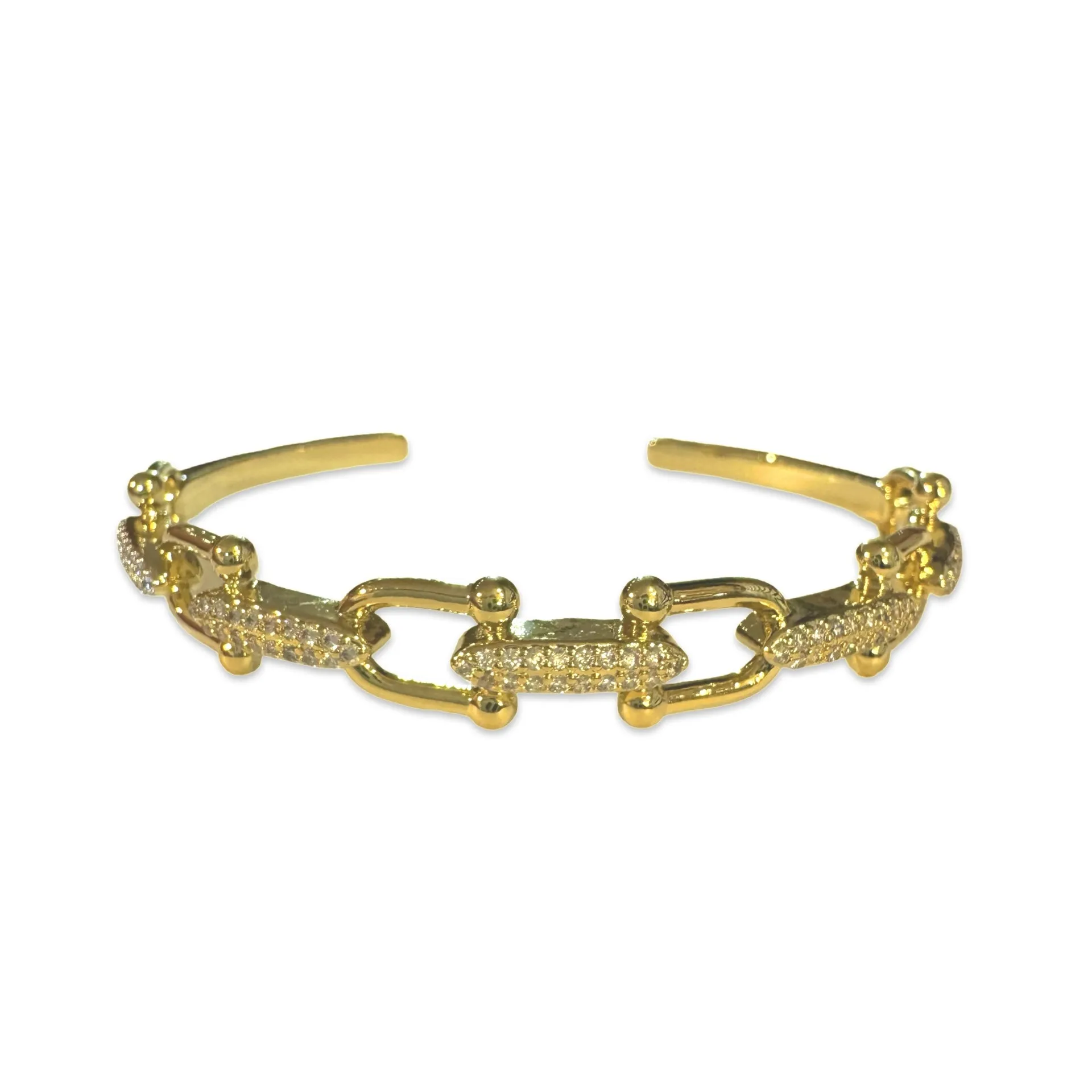 Chain Link Cuff Bracelet