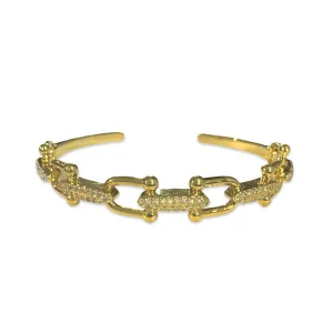 Chain Link Cuff Bracelet