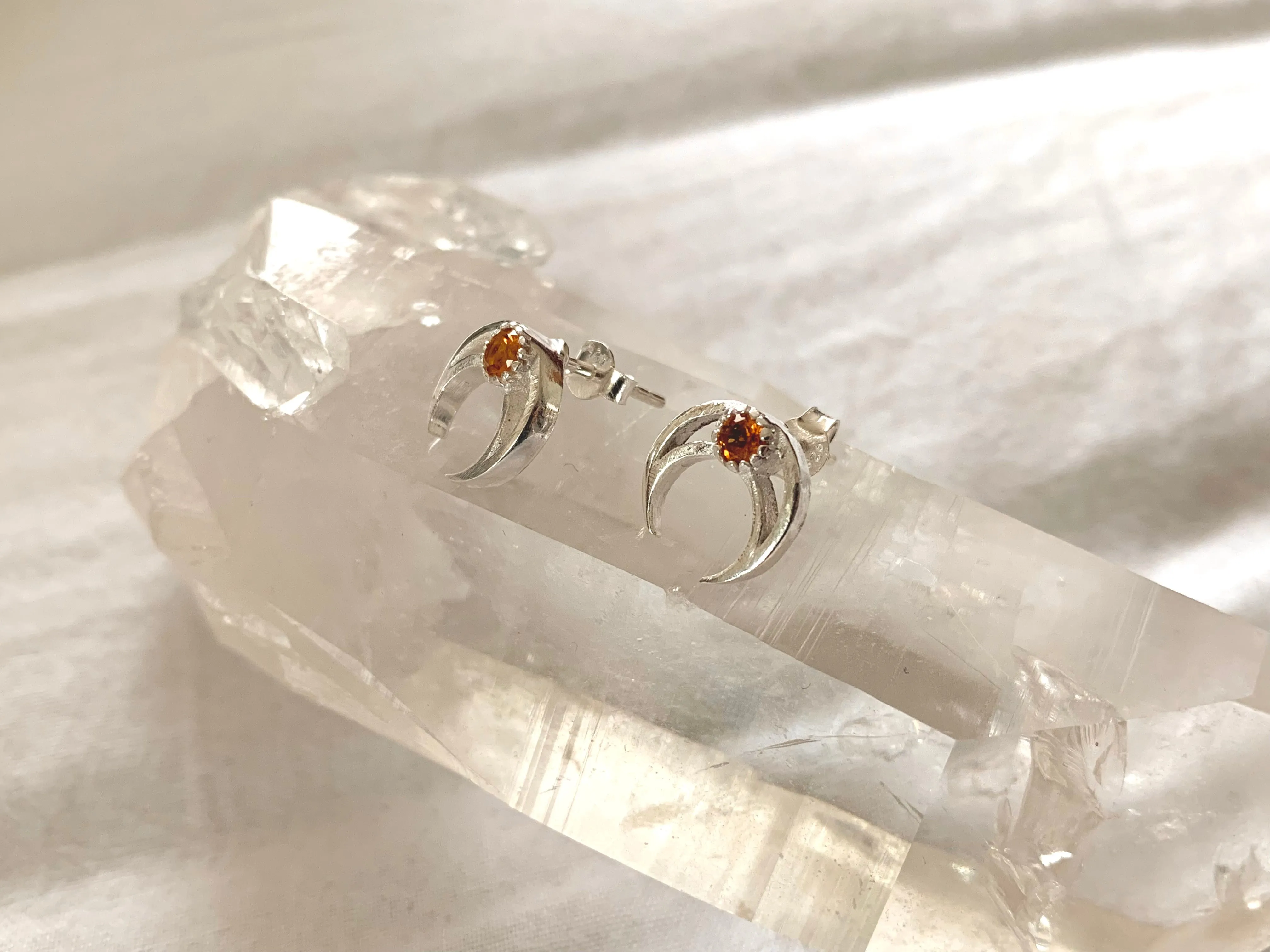 Citrine Araceli Studs