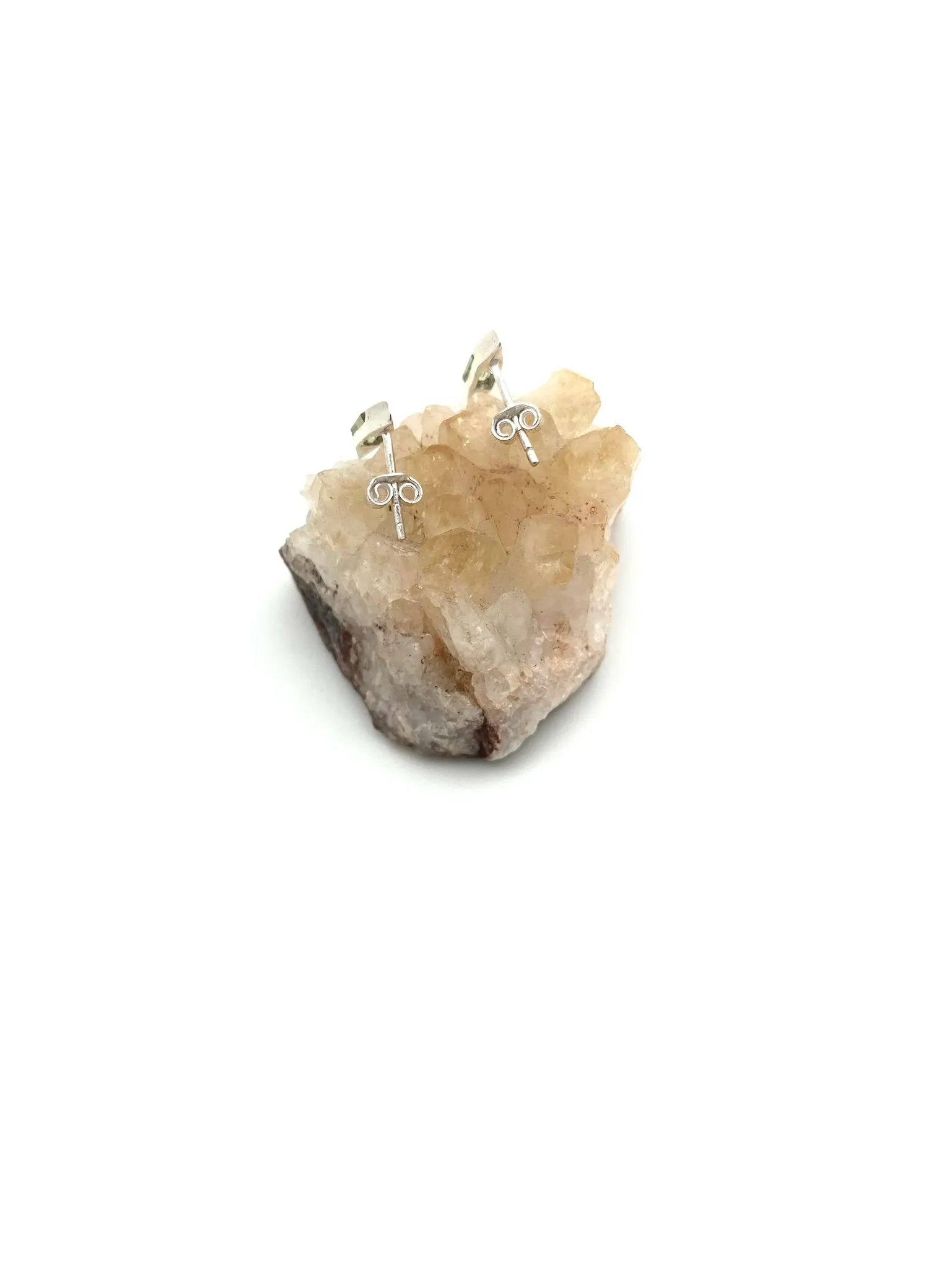 Citrine Harvest Moon Studs