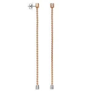 FP Aria 18ct Rose Gold .9ct Diamond Interchangable Earrings