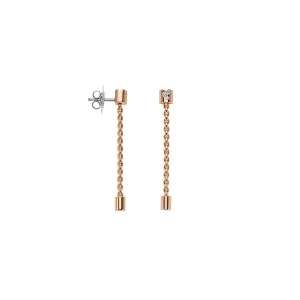 FP Aria 18ct Rose Gold .9ct Diamond Pendant Earrings