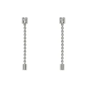 FP Aria 18ct White Gold .9ct Diamond Pendant Earrings