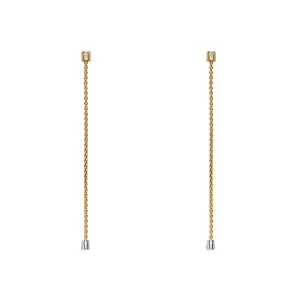 FP Aria 18ct Yellow Gold .9ct Diamond Interchangable Earrings