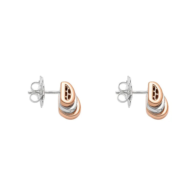 FP Prima 18ct Rose Gold .13ct Diamond Earrings