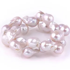 Freshwater Pearl 13-16mm Baroque White - 15-16 Inch