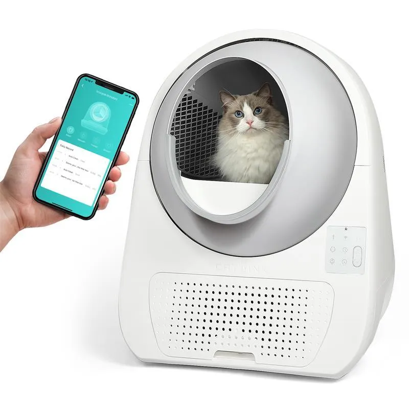 Fully Automatic Cat Litter Box Pro Luxury WIFI App Control Double Odor Self Cleaning