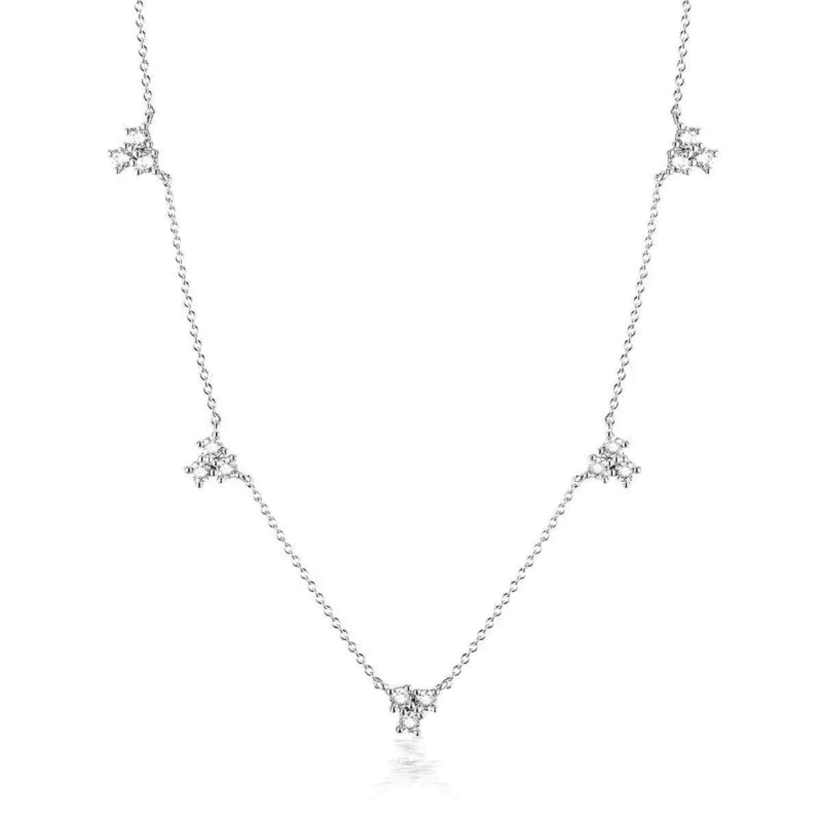 Georgini Sterling Silver Trois Necklace