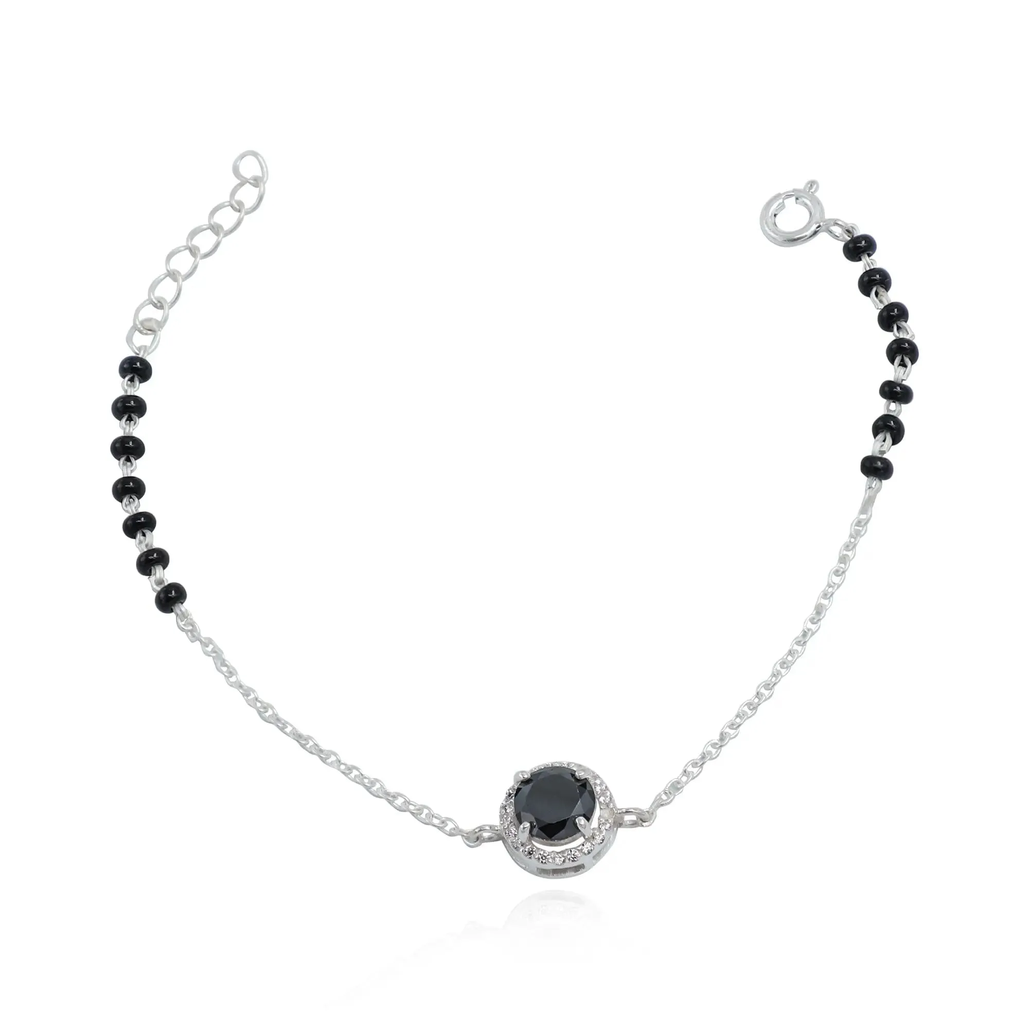 Harmony duet 92.5 silver Onyx bracelet