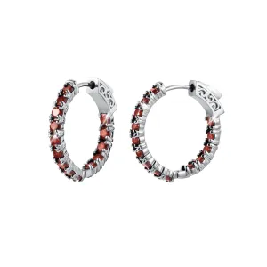 Harmony Garnet Ladies Earrings