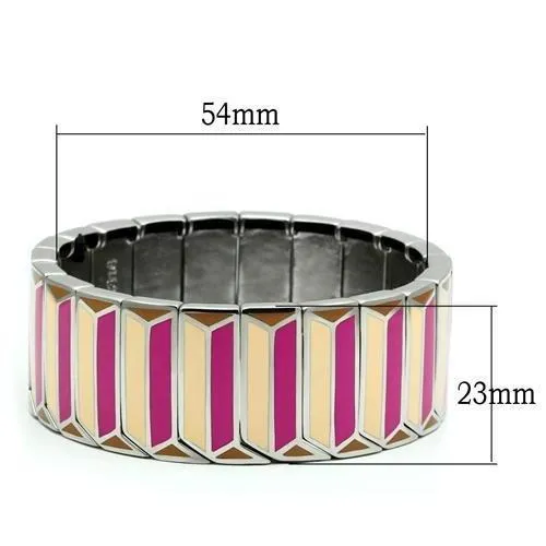 High polished (no plating) Stainless Steel Bracelet with No Stone for Women Style TK299