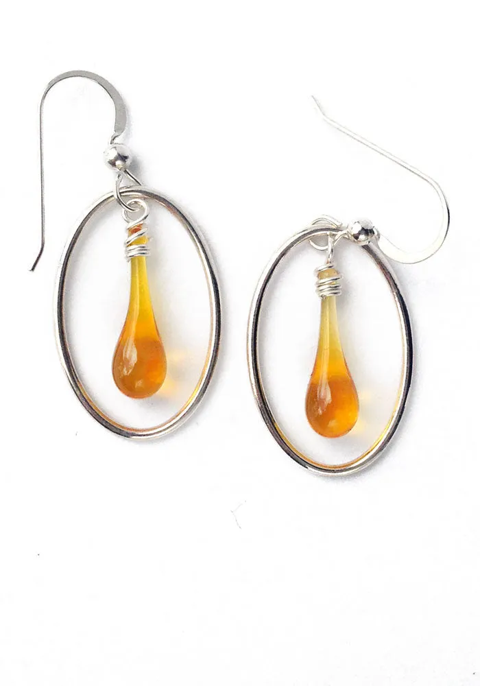 Honey Cameo Earrings