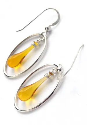 Honey Cameo Earrings