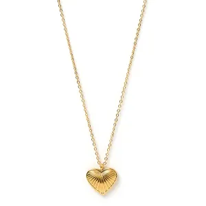 Jasmine Gold Heart Necklace