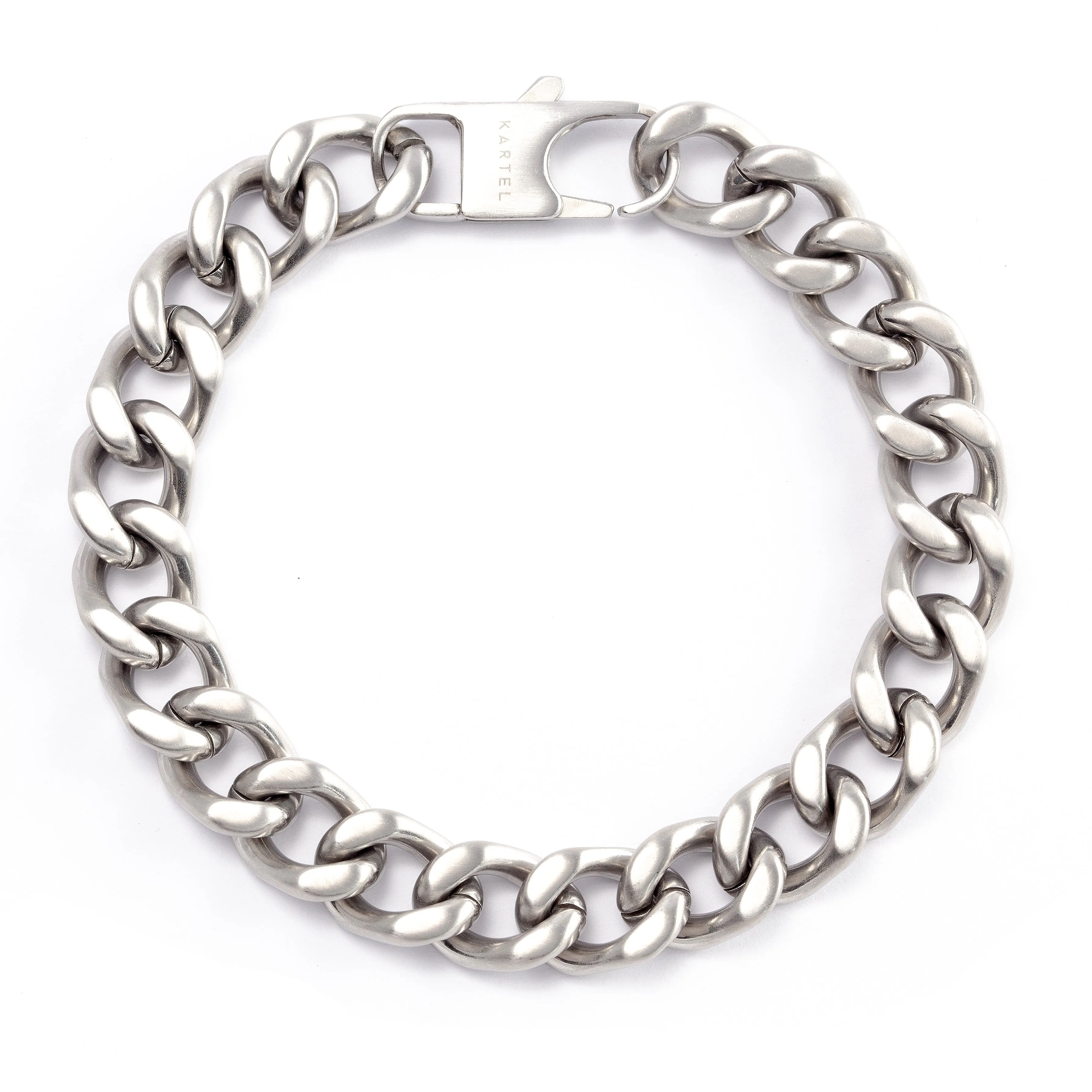 Kartel Heavy Silver Chain Bracelet