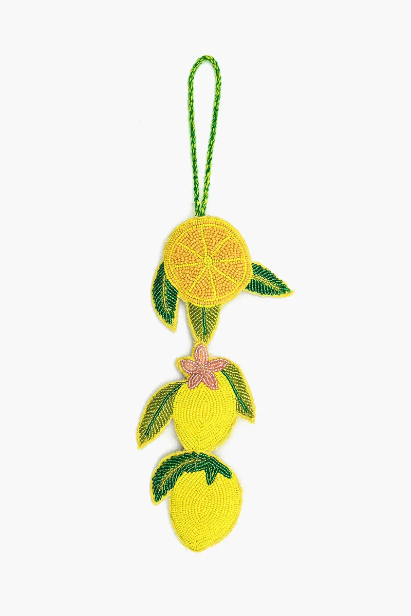 Lemon Fresh Wicker Tote Set of 3