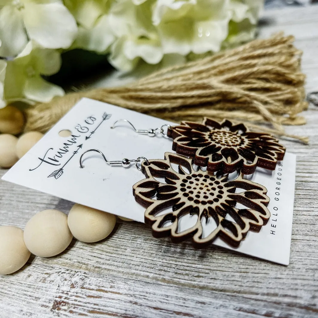 Lightweight Earrings|Sunflower|Trumm & Co.