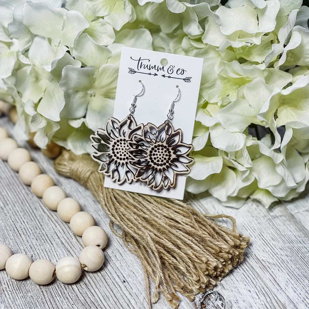 Lightweight Earrings|Sunflower|Trumm & Co.