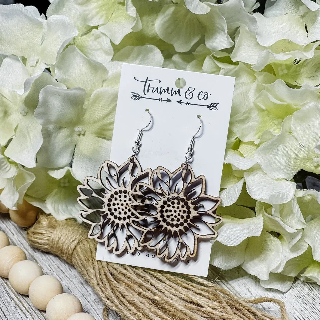 Lightweight Earrings|Sunflower|Trumm & Co.