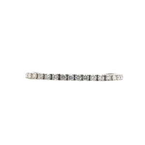 Mercury Ring White Gold LAb Grown Diamond Tennis Bracelet