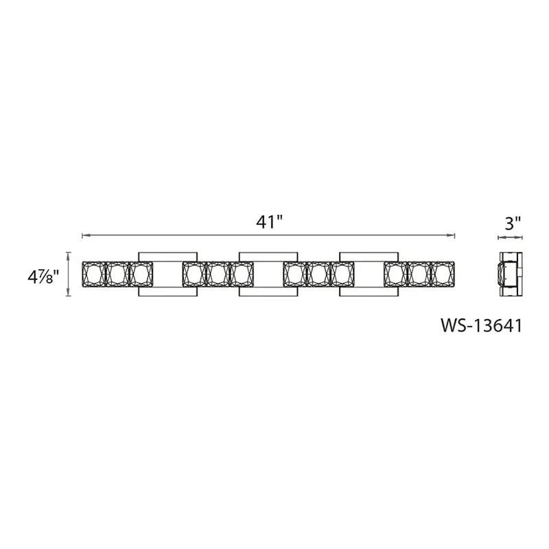 Modern Forms WS-13641 Sofia 4-lt 41" LED Bath Light