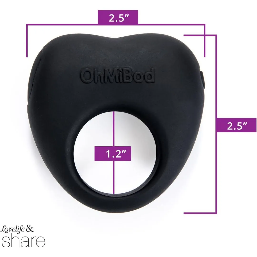 OhMiBod Lovelife Share Couple’s Ring Vibe - Black