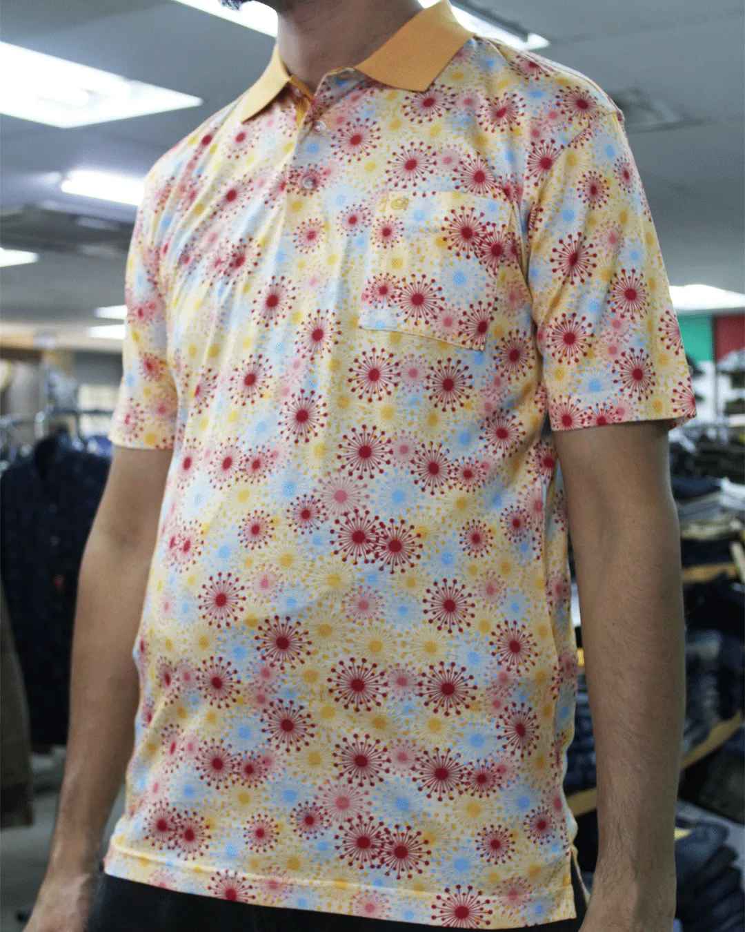 Rossini Double Mercerized Cotton Peach Golfer