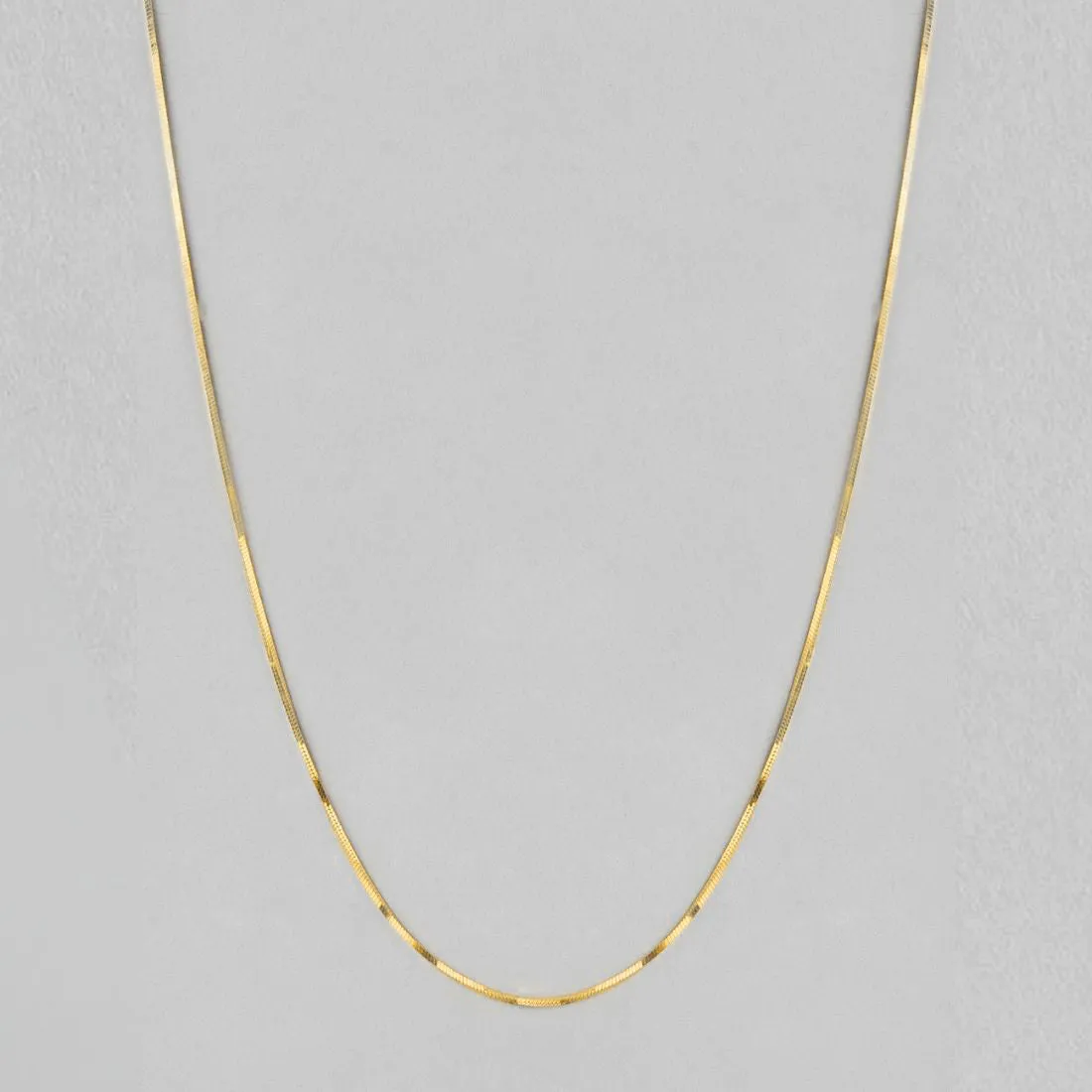 Serpentine Elegance Gold-Plated 925 Sterling Silver Snake Chain