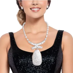 Silver Bead Necklace Set: Where Elegance Meets Unique Design