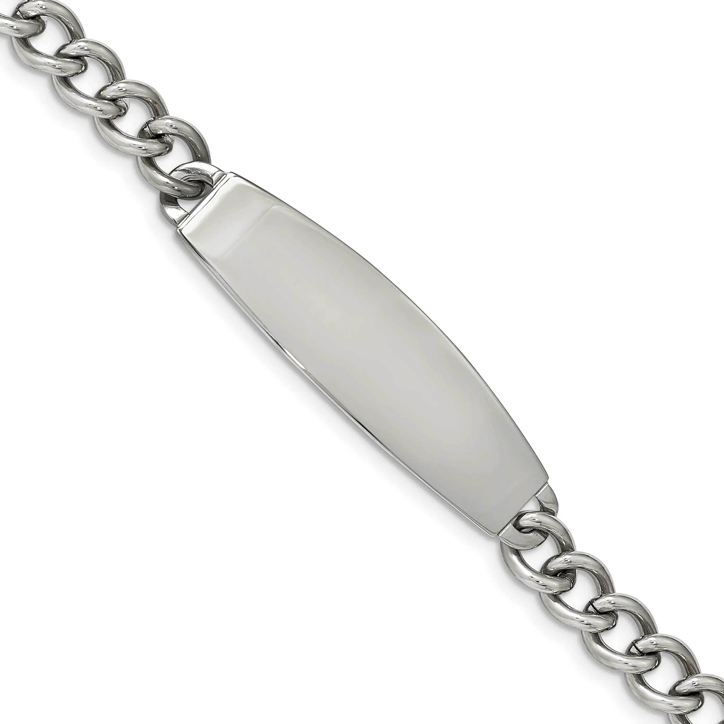 Stainless Steel Engraveable ID Bracelet