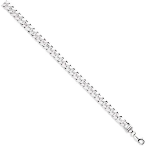 Sterling Silver 8mm Dome Cuban Link Bracelet