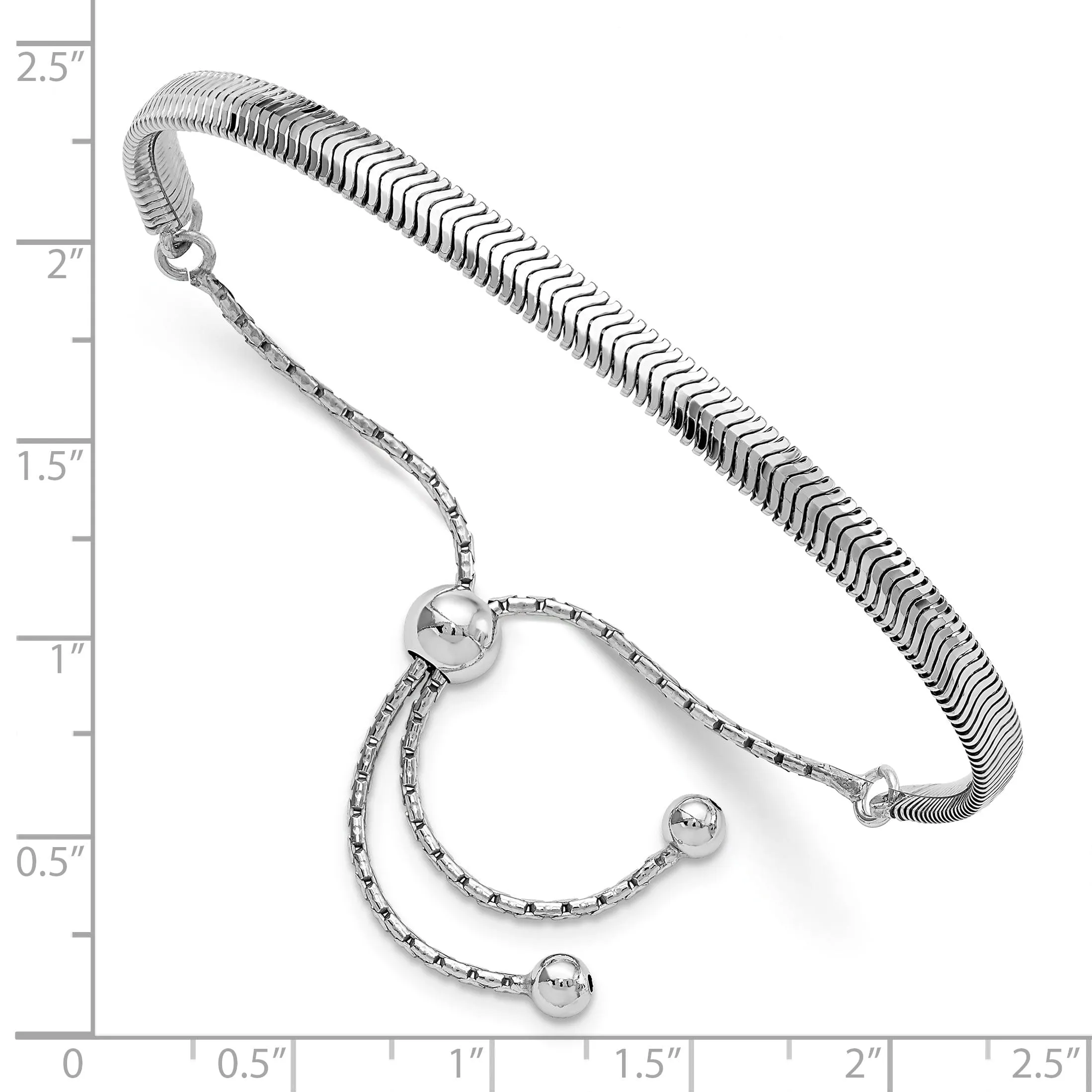 Sterling Silver Adjustable Bracelet